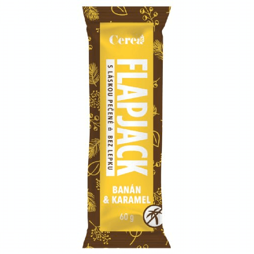 Flapjack banán a karamel (60 g)