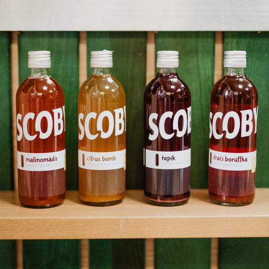 Kombucha - Malinomáda (500 ml)