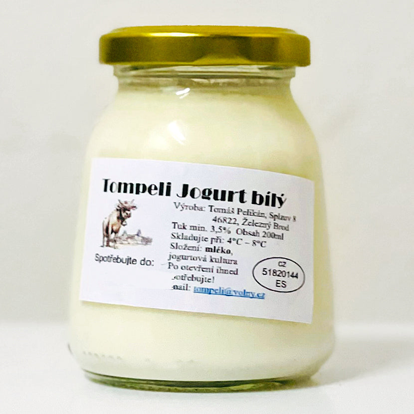 Farma Tompeli Jogurt bílý  (200 ml)